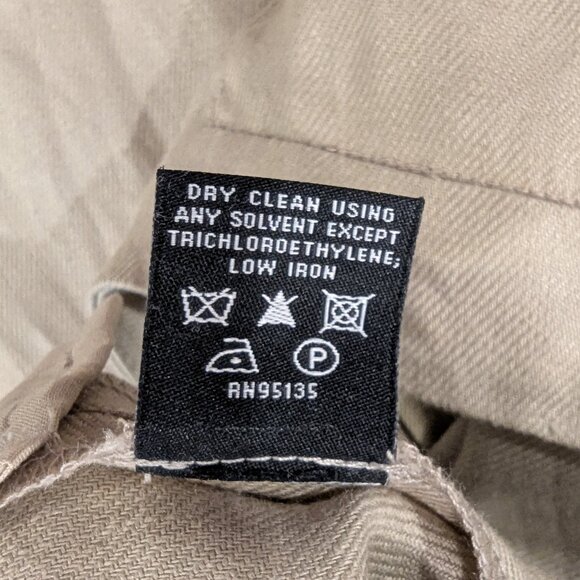 LAFAYETTE 148 100% Linen Wide Leg Pants 16 Tan Sand Women's - Picture 7 of 8